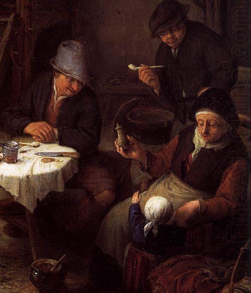 Peasant Family in a Cottage Interior, Adriaen van ostade